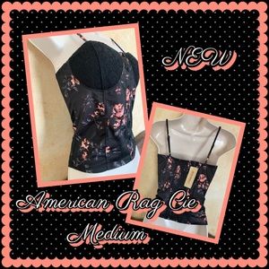 NWT- American Rag Cie - Bustier/Camisole MED